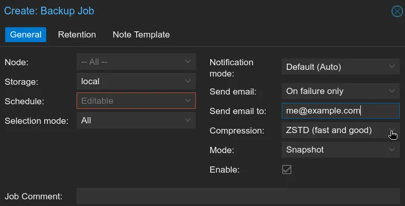 Proxmox Backup