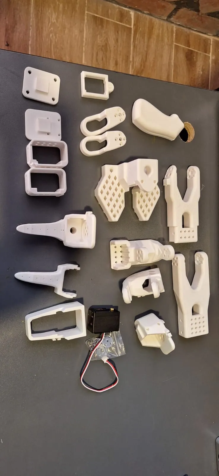 All the pieces ready for assembly